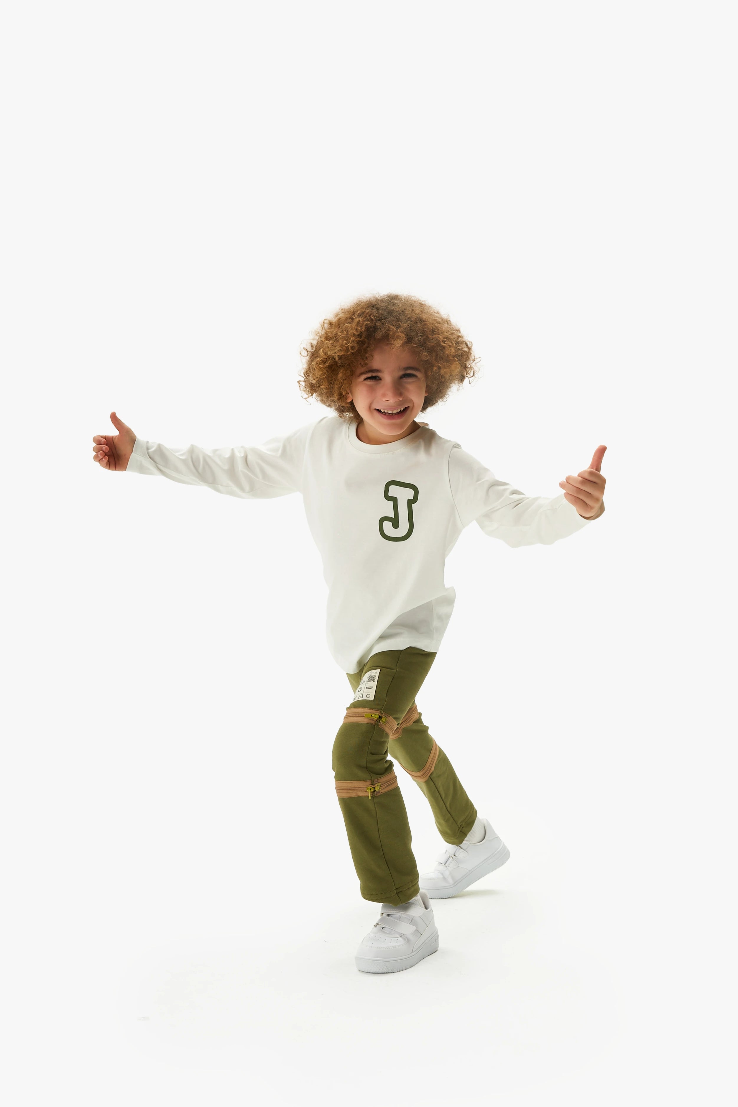 Beyaz Haki LONG SLEEVE