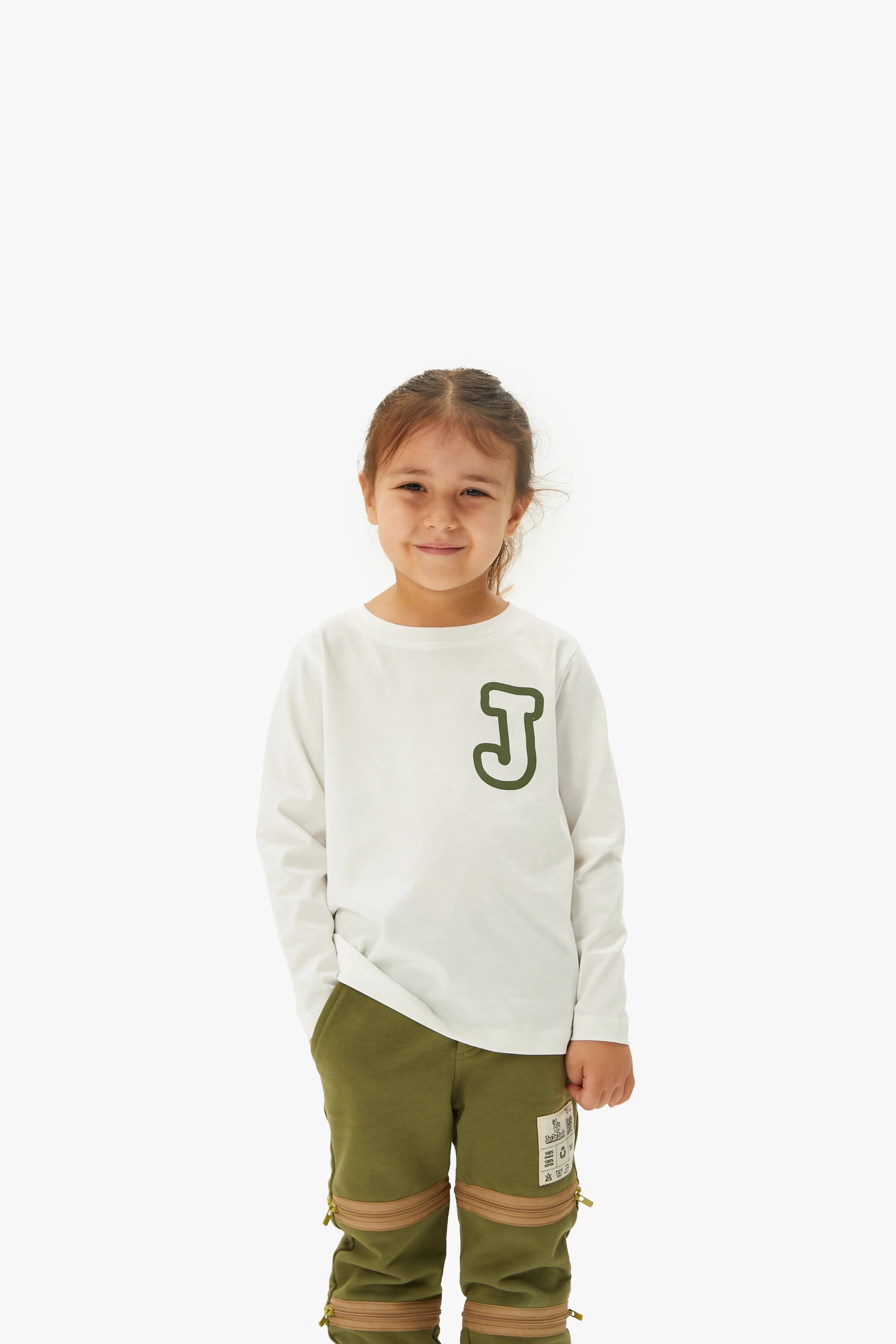 Beyaz Haki LONG SLEEVE