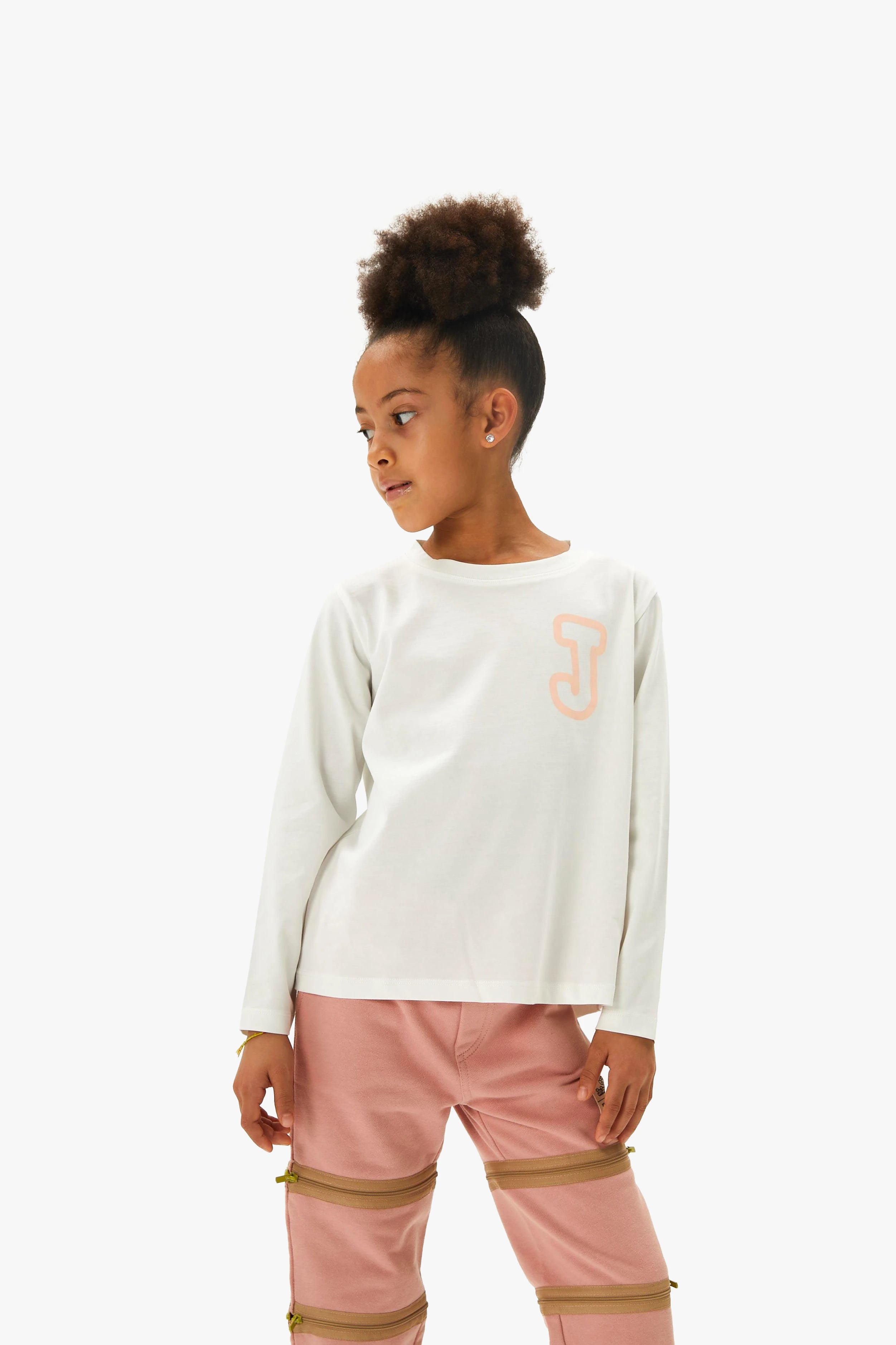 Beyaz Pembe LONG SLEEVE