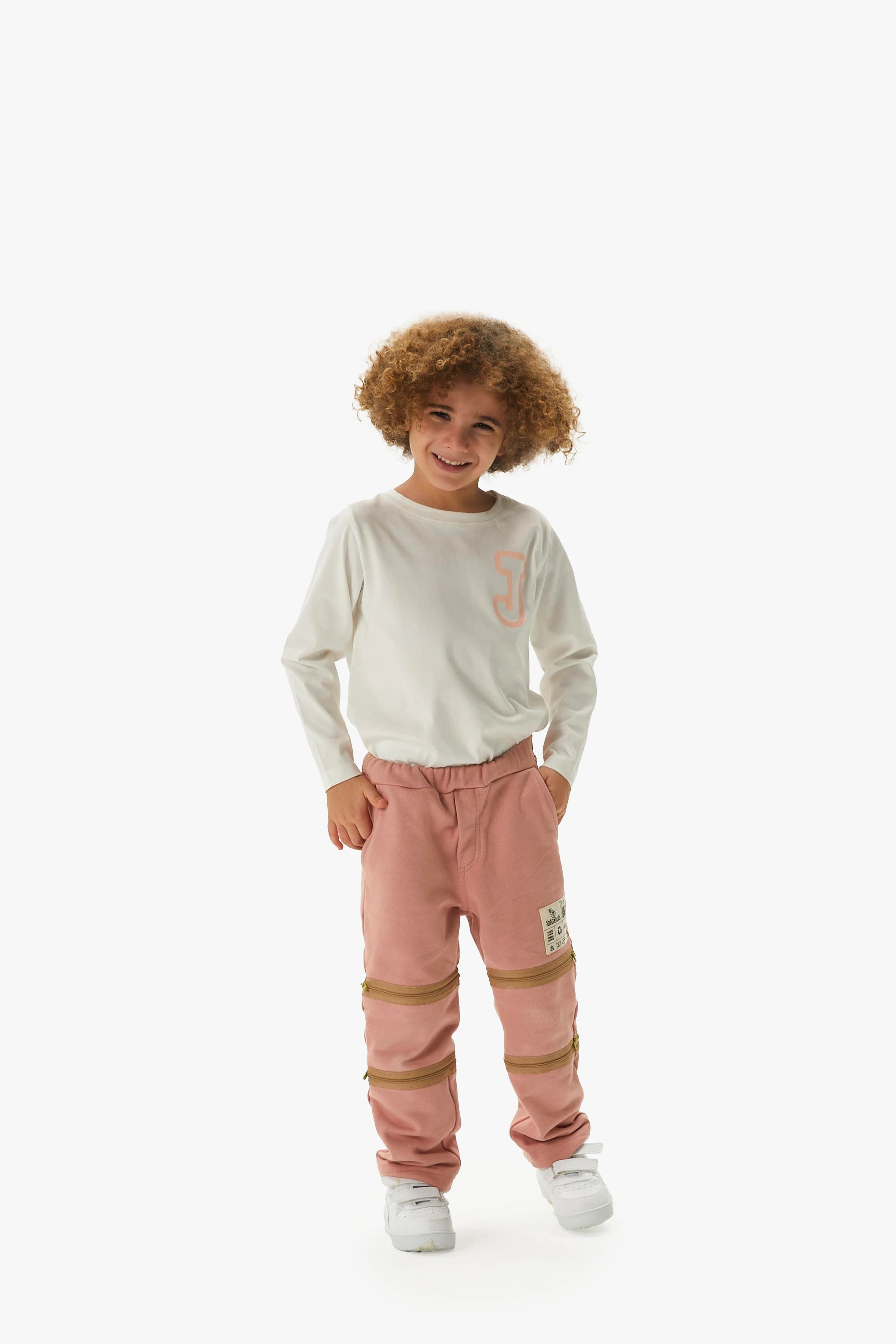 Beyaz Pembe LONG SLEEVE
