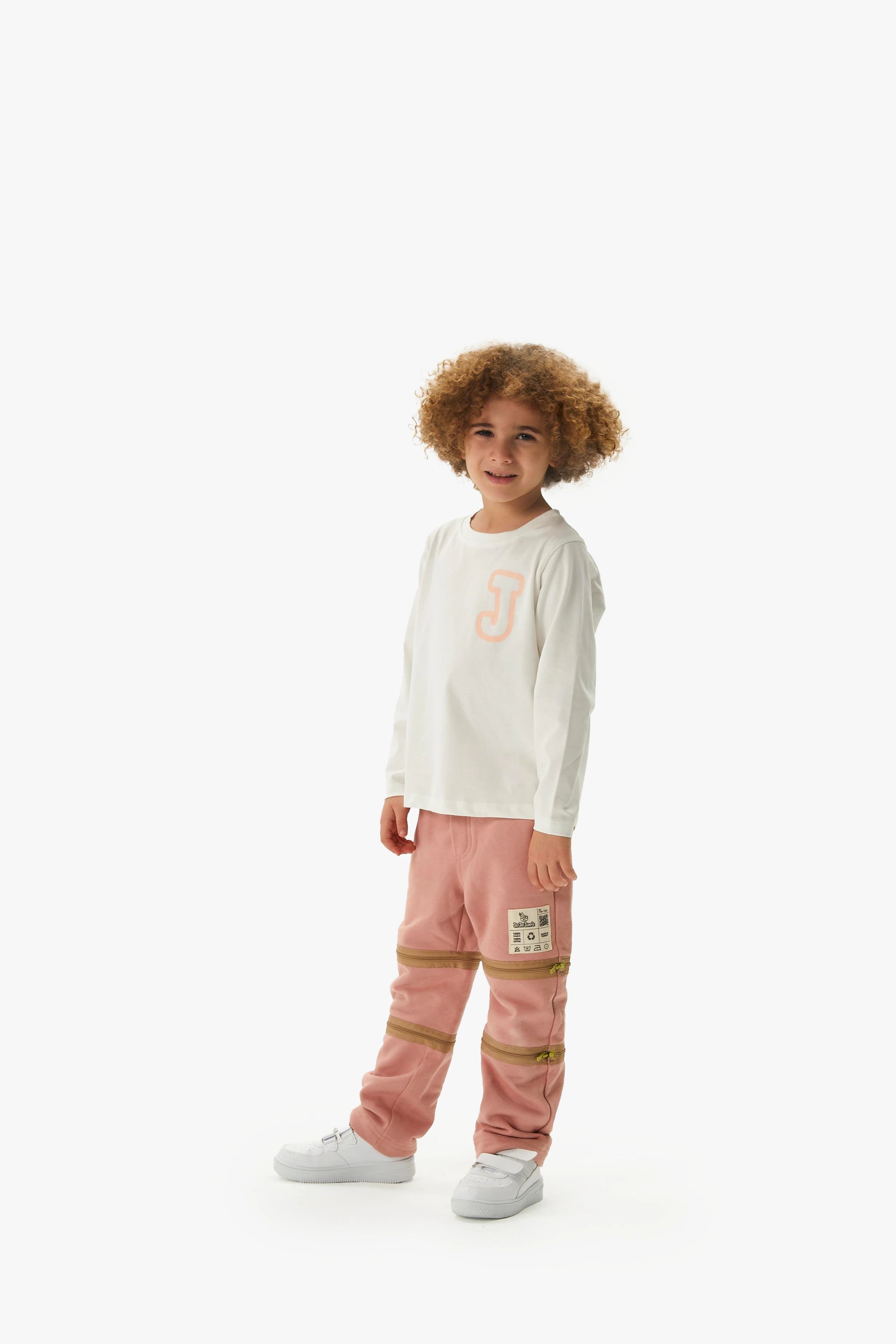 Beyaz Pembe LONG SLEEVE