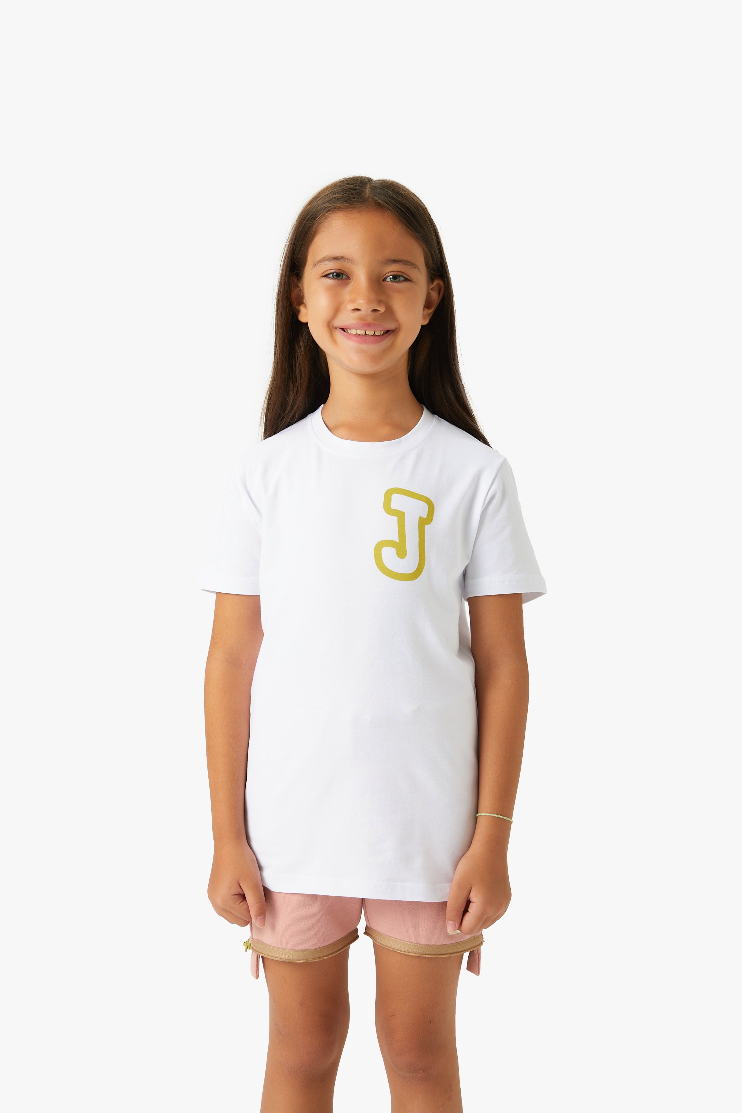Beyaz T-SHIRT LIME