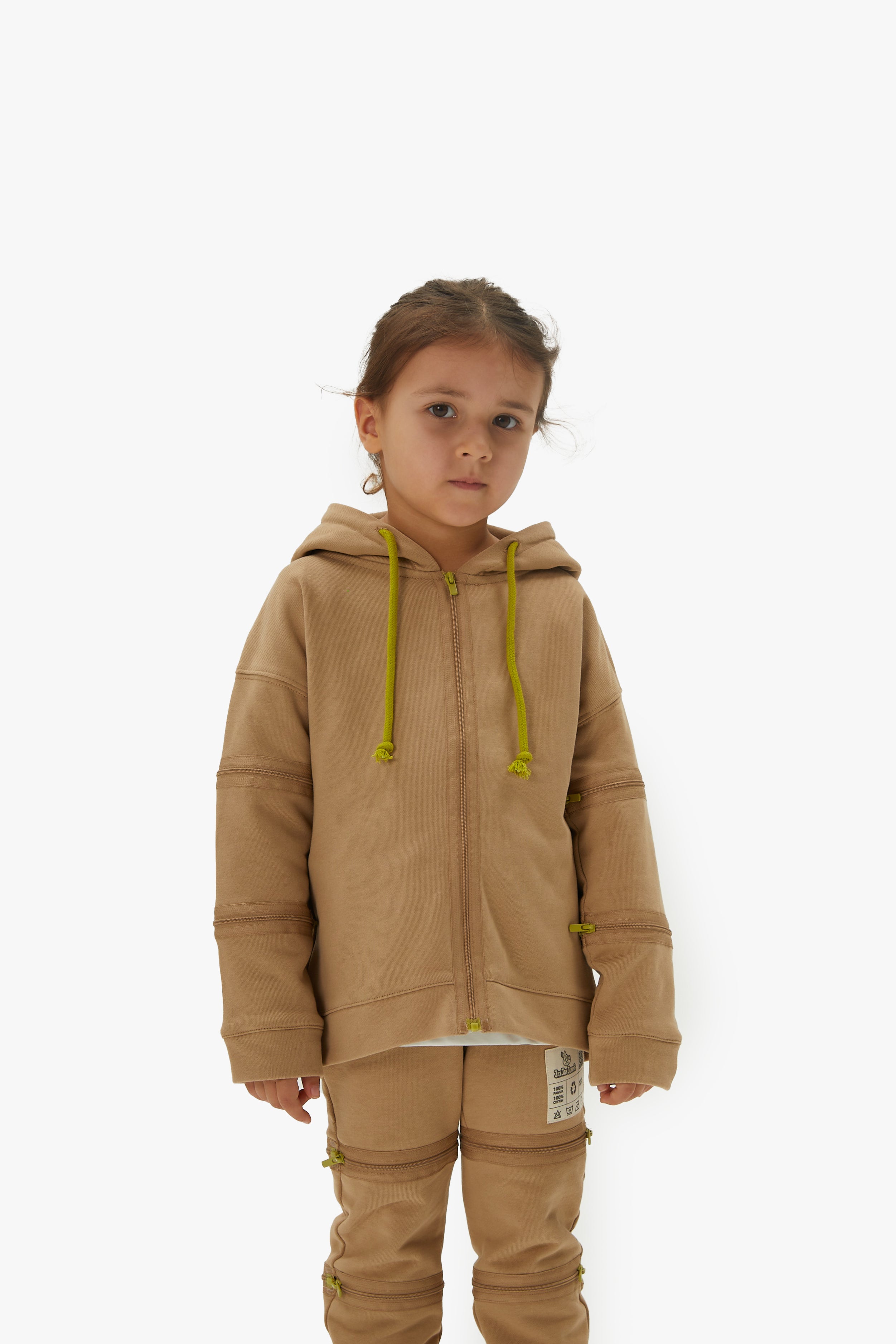 JAYJAY Bej HOODIE&JOGGERS SETİ