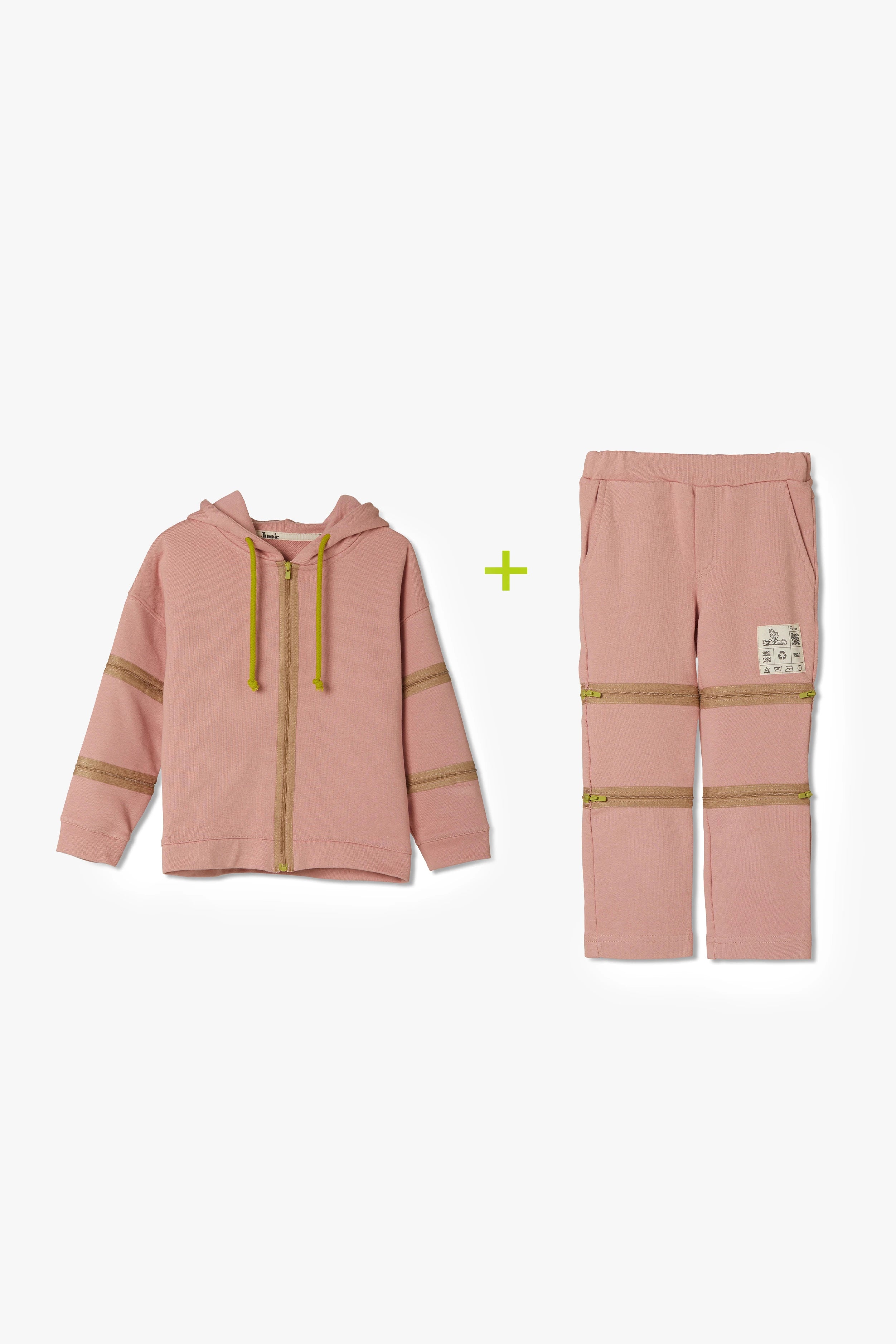 JAYJAY Pembe HOODIE&JOGGERS SETİ
